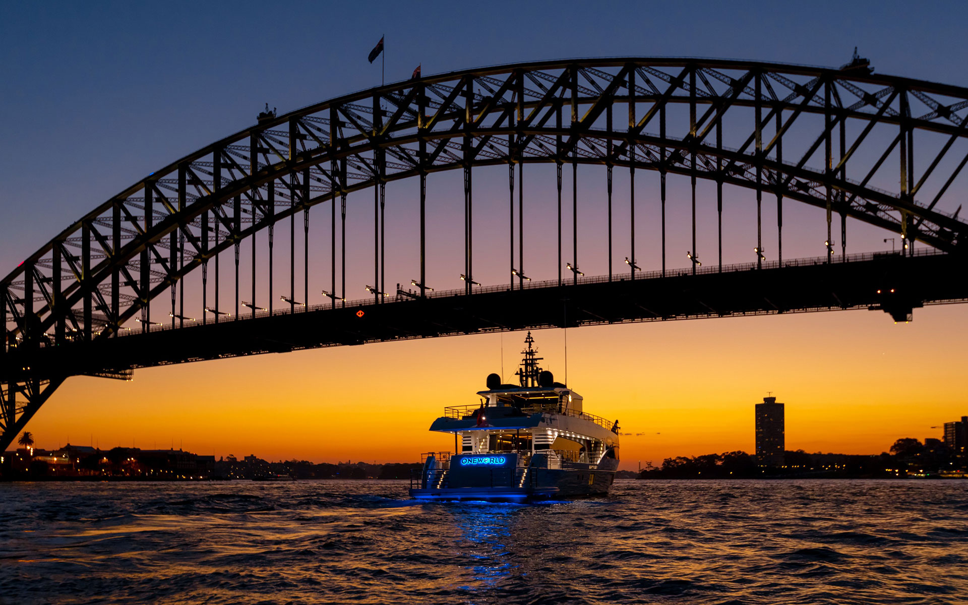 Oneworld New Year's Eve Yacht Hire Sydney