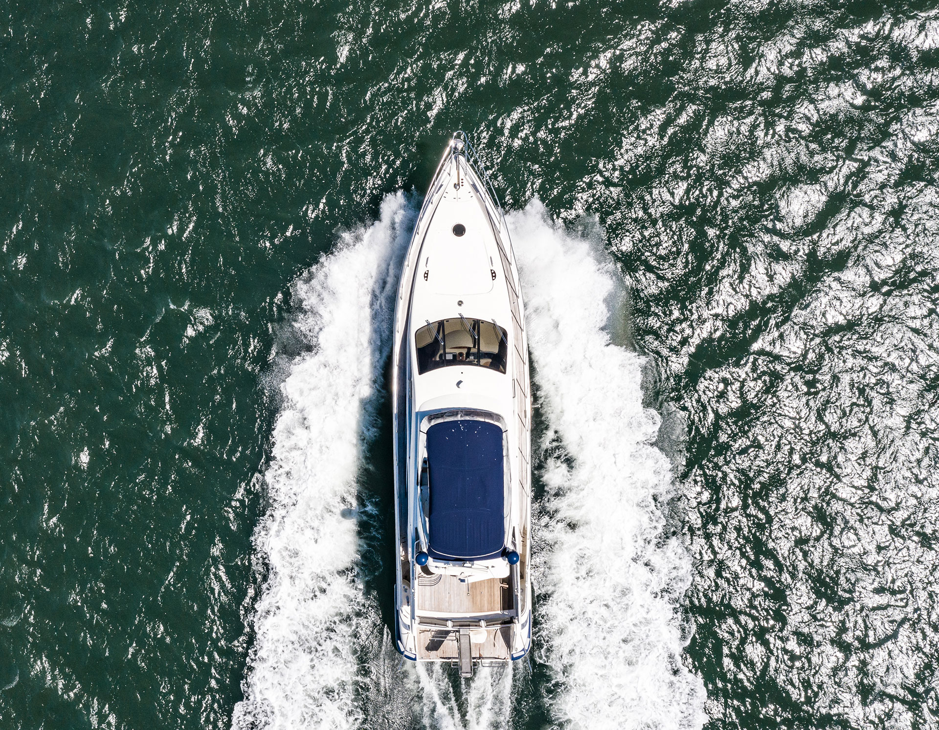 MV Maddison Yacht Aerial View